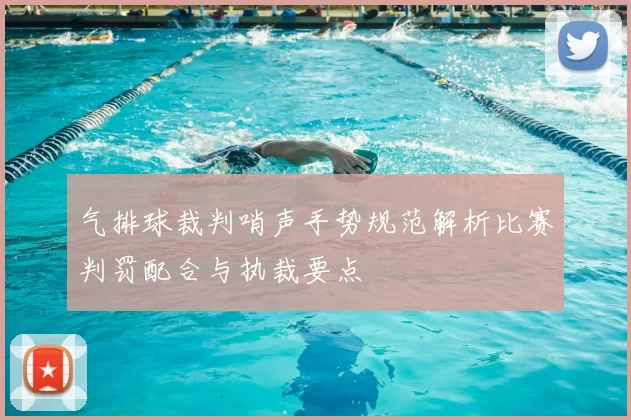 气排球裁判哨声手势规范解析比赛判罚配合与执裁要点